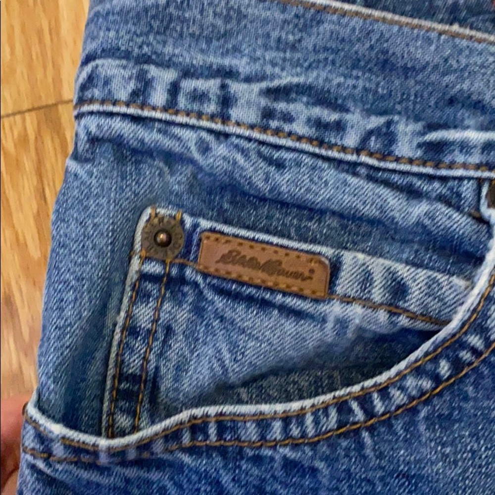 Eddie Bauer Distressed Bootcut Jeans <3 HP <3 - Picture 6 of 12
